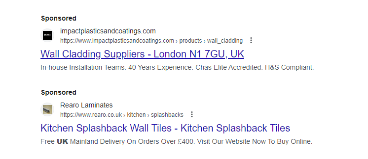 Search Text Ads